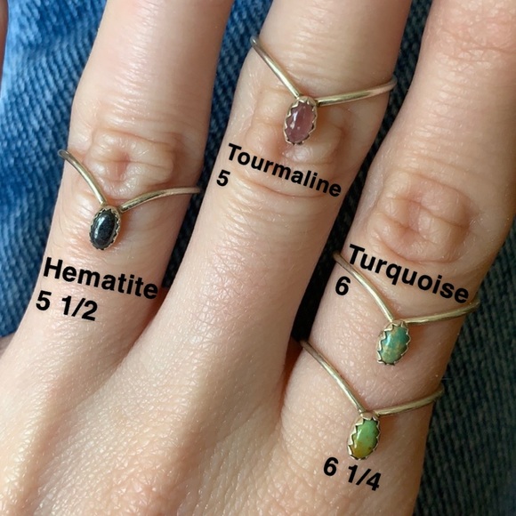 “Mystic” Gemstone Sterling Silver Ring - Picture 7 of 7